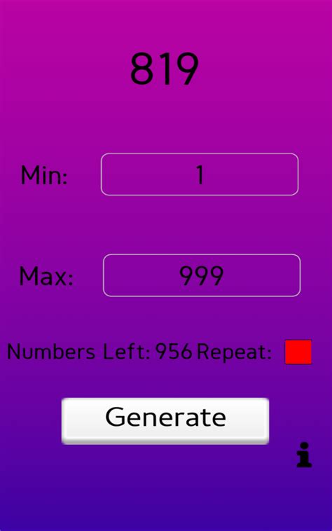number generator